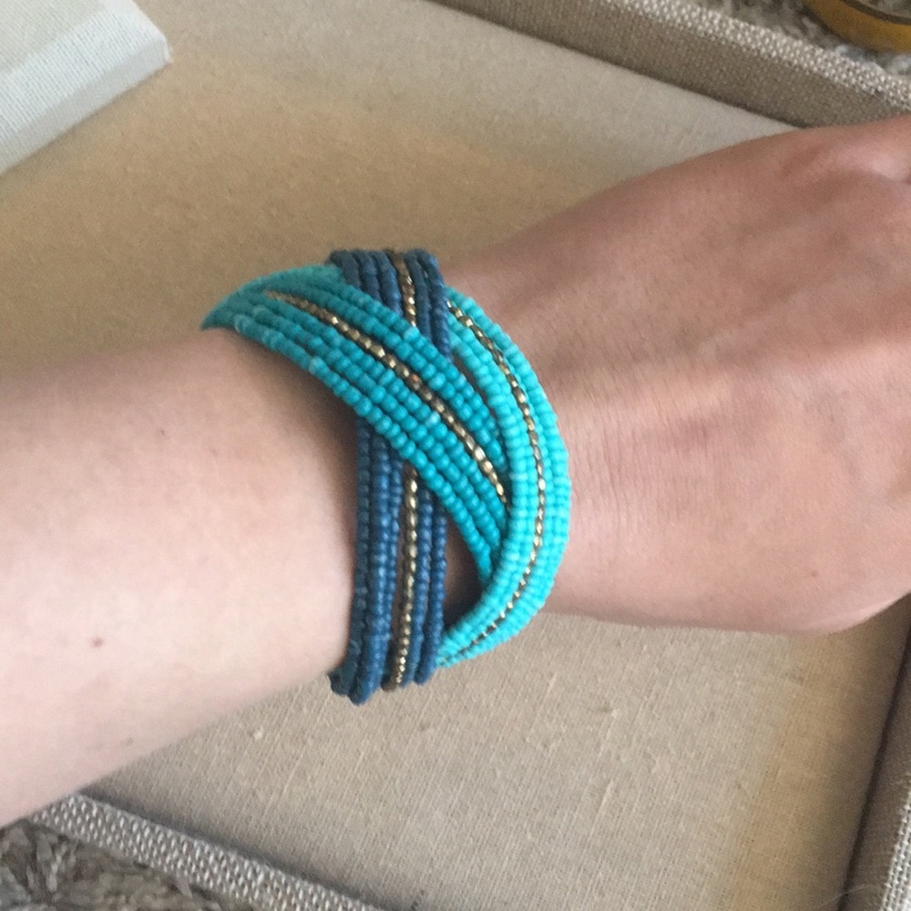 🌟 HP!🌟 Beaded Cuff Bracelet - Picture 2 of 3